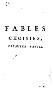Fables choisies, édition de 1765